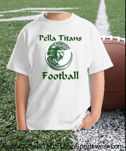 Kid's Pella Titans Whiteout Shirt Design Zoom